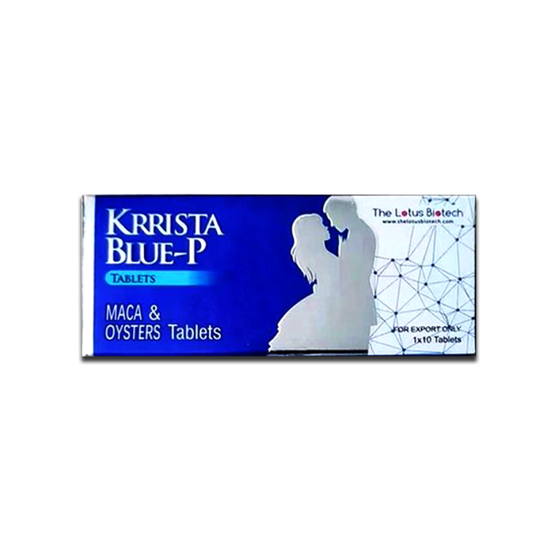 巔峰藍P|KRRISTA BLUE‑P  110mg|印度雙效威而鋼|性能力硬延時神器|陰莖硬度提升 110mg|早洩續杯必備|印度大劑量雙效片|隱密包裝性愛神器：圖片 2